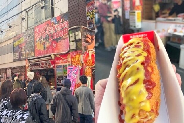 韓国式「チーズドッグ」ポイ捨てに困惑　新大久保「日本人のマナーどこへ」
